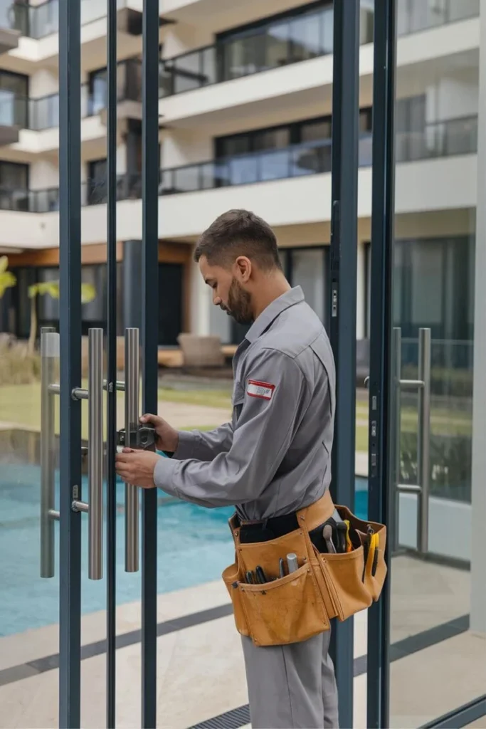Expert Aluminum Door Repair & Glass Service