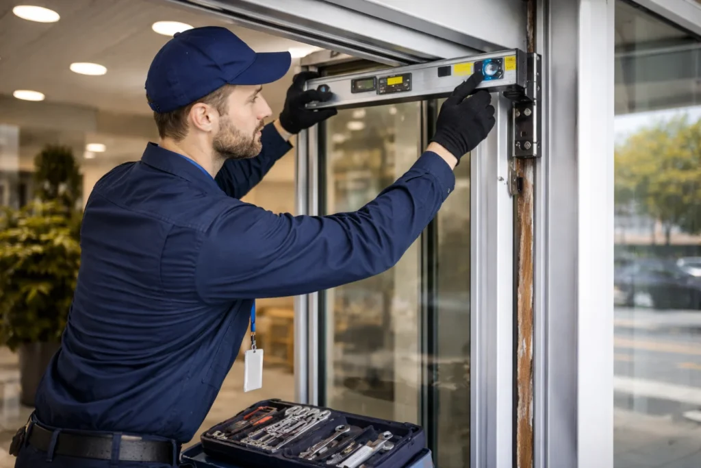 Our Technical Commercial Door Repair Process