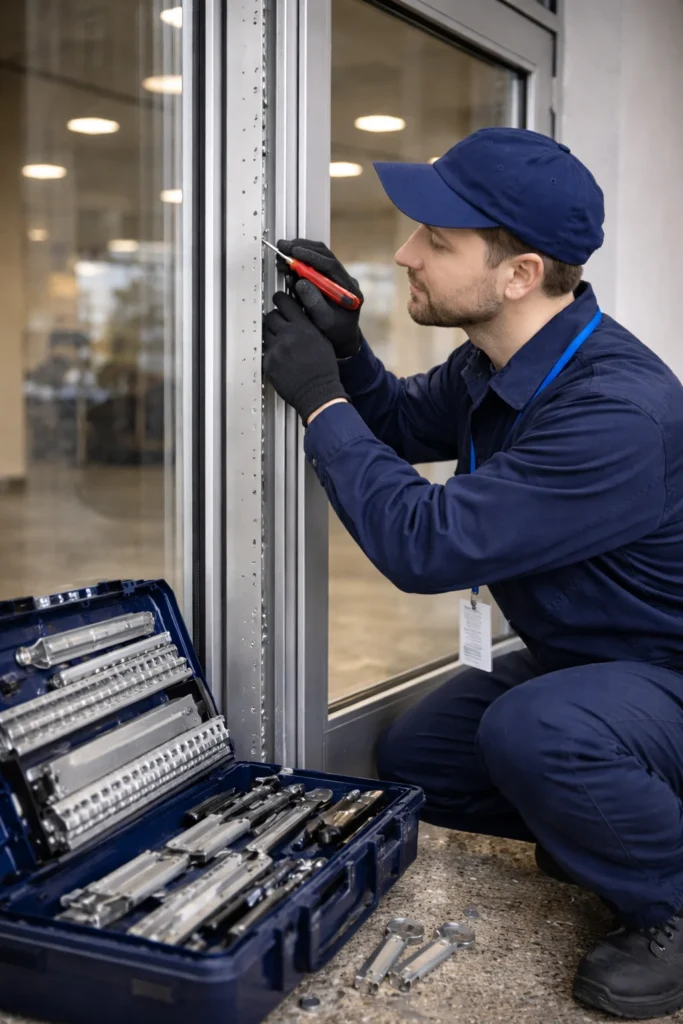 Our Technical Commercial Door Repair Process